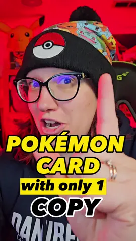 This Pokémon card only has 1 copy! #pokemoncard #uniquepokemon #onering #mtglordoftherings #pokemonrarecards #pokemonhistory 