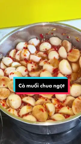 Cà muối chua ngọt cho mâm cơm hè #dailyvlog #nhaquynhdam #ancungtiktok 
