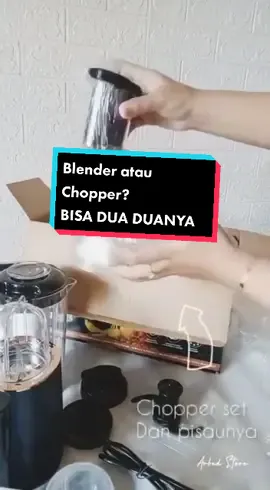 mau blender atau chopper?? kalau bisa keduanya kenapa nggak.... #blender #chopper #tuctac #blenderisibanyak 