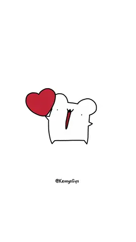 😗❤️ #kennysgifs #animator #cartoon #animation #cuteart #creator #positivevibes 