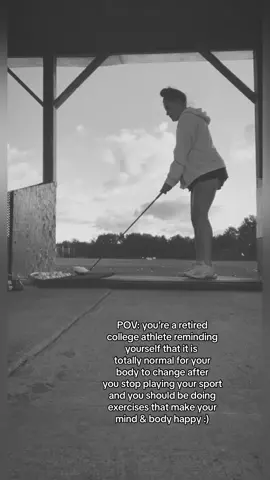 You can always have a special place in your heart for the sport you grew up playing, but remember that your body changes as you get older and you stop playing your sport which is TOTALLY NORMAL #retiredcollegeathletes #collegeathletes #sports #athletes #Fitness #mentalheath 