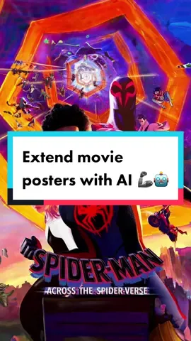 Now you can extend your favorite movie posters with Photoshop AI 👀 here’s how 🦾🤖 #aihacks #photoshopai #photoshop #photoshoptutorial #aiart 