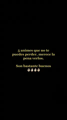 Animes que no te puedes perder 👌🏻 #parati #tiktok #foryou #animes #recommendations #👌🏻 