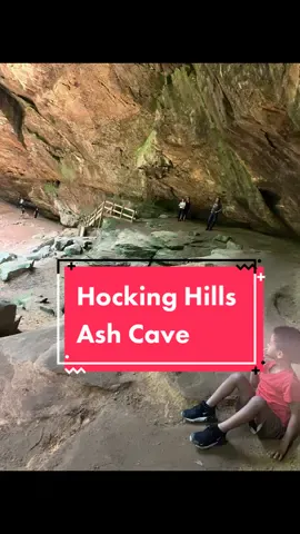 Our very first hike together. It was such an easy beginners/kid trail. #hockinghillsohio #cbus #girlswhohike #autismhiking #hikingadventures #hikingwithkids #ashcave #waterfall #nature #autism 