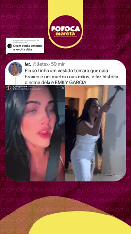 Respondendo a @isabellalima246  🚨 A Emily Garcia se pronunciou após entrar na sua casa com um martelo na mão para discutir com Babal Guimaraes. A influenciadora também falou sobre a atual namorada do ex e alertou: 