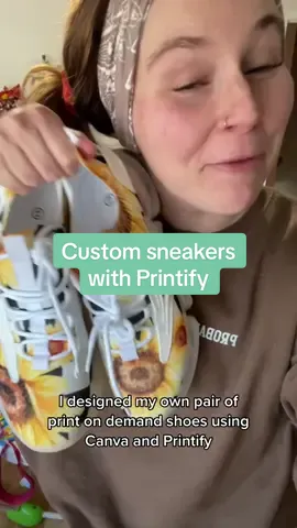 Join our POD community to launch and scale your orint on demand biz! 🔗 on my page. Custom sneakers say WHAAATTTT - check these out from @printifyofficial! . .. #printondemand #printondemandtips #businessownerthoughts #etsycoaching #printondemandcoach #etsyshop #etsyshoptips #etsyprintondemand #etsytiktok #etsybusiness #canvatutorial #podshop #printify #printifytutorial 