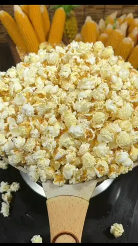 Milk popcorn🍿️。#food #foryou #cooking #yummy #🇬🇧uk🇬🇧 