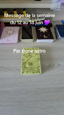 ecoute bien ton petit message de la semaine du 12 au 18 juin  par signe astro  #tiragedecartes #cartomencienne🔮 #tiragedelasemaine @sandrinemjel 