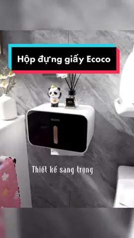 Hộp đựng giấy Ecoco Chính hãng. Thiết kế sang trọng, dễ dàng lắp đặt.  #ecoco #hopdunggiay #noithatphongtamcaocap #phongtamdep   