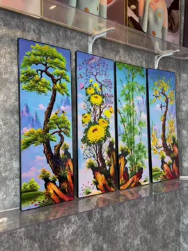 Bộ tranh tứ quý 4 bức cực đẹp và sắc nét nha cả nhà ơi. Anh chị vào giỏ hàng đặt cho em nhé #tranhtrangguong #tranhtuquydep #tranhtuquy #tranhtrangtri 