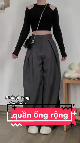 Quần ống siêu rộng ulzzang ly lệch phần lưng siêu tôn dáng-Thời trang nữ♥️ #quanao #sale #thoitrang #xuhuong #review #trending #fly #viral 