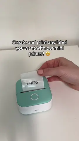 Print any label you want! 🤩  #stickerprinter #thermalprinter #miniprinter #labelmaker #labelmakertiktok 