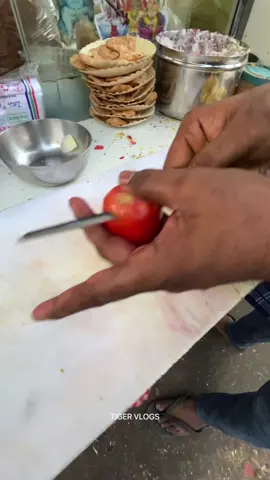Mumbai Tomato Papdi Chaat #jajanantiktok #streetfoodindia #fyp #makananindia