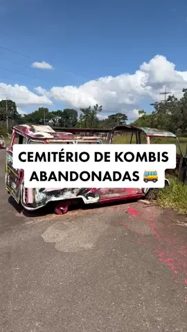 Cemitério de Kombis abandonadas que viraram jardins 🚌 #viajarbarato #viajarpelomundo #carrosabandonados 
