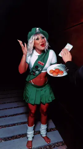 Scout life ain't always sweet! 🍪😅 Watch as I try to sell cookies to this hilarious cookie-hater who just wants me gone! 💸😳 Can't blame a scout for trying, right? 😂 #walmart #scout #traderjoes 