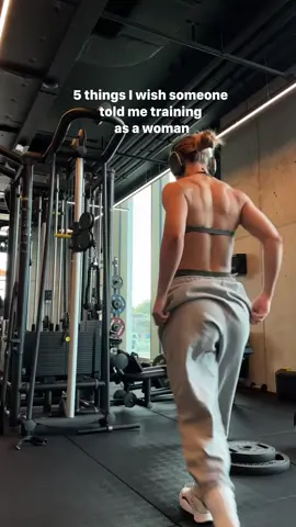 5 things i wish i knew as a woman when i started training 