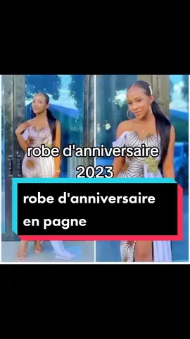 robe d'anniversaire en pagne tendance 2023 #oufits #pagnewax #pagneafricain 