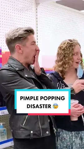 Pimple Popping Disaster 😰 #askingstrangers #publicinterview #skincare 