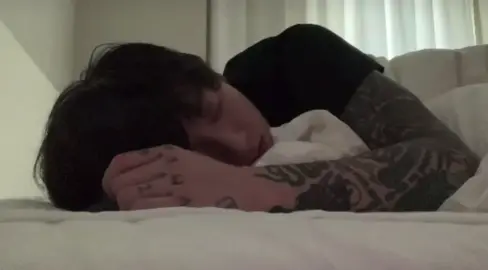 Jk saying he was having trouble sleeping and now look at him sleeping peacefully on his live with us. There’s a saying that you feel more sleepy or can fall asleep easily when you’re with someone you truly love. I love you, JK. 🥺❤️ #jk #jungkooklive 