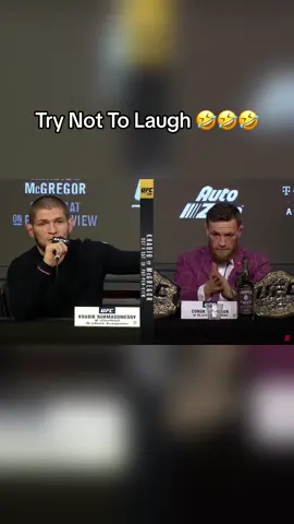 Khabib VS Conor Press Conference 😂 #khabib_nurmagomedov #conormcgregor #UFC #khabibvsmcgregor #pressconference 