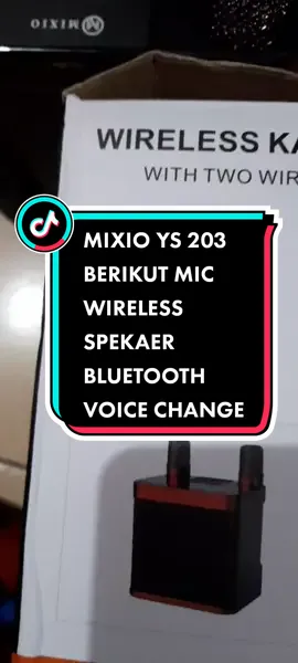 MIXIO YS 203 MIC SPEAKER BLUETOOTH PALING NGEBASS SUDAH DILENGKAPI DENGAN 2 MIC YANG SUPER HEBAT #MIXIO #spekaeraktifmixio #mixioys203 #mixiobluetooth #mixiospekaer #speakermixioys203murmer 