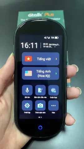 Máy phiên dịch Atalk Plus, dịch nhanh 108 ngôn ngữ cực kỳ chính xác. Ngại gì giao tiếp ngoại ngữ. #xuhuong #atalk #atalkplus #mayphiendichatalk #LearnOnTikTok #tienganh 