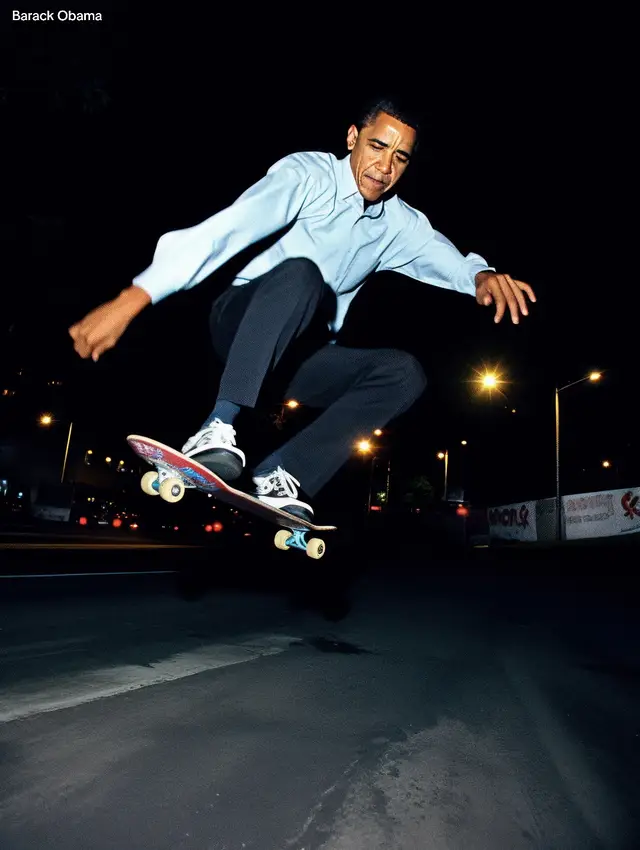 #ai #aiart #midjourney #usa #president #skate #skater #Skateboarding #steezy #tricks #obama #biden #trump #putin #fyp #xyzbca 