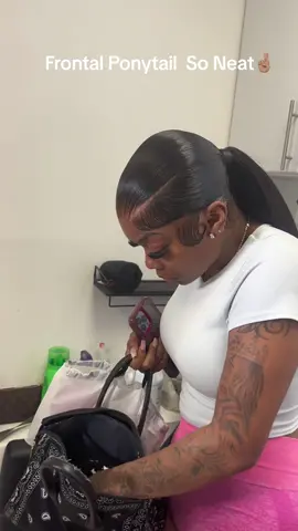 I went crazyyyyyy on this frontal ponytail 🤞🏽 #frontalpony #frontalponytail #frontalponytailtutorial #frontalponytailbyme😍😍😍 #atlfrontalponytail #frontalponytailnyc 