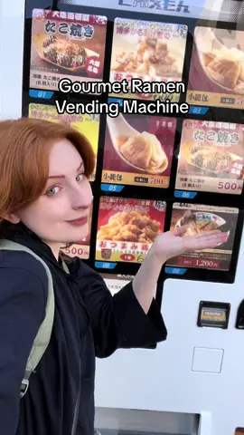 want to try only eating vending machine food for a day but after this… idk #japanlife #japantravel #ramen #vendingmachine