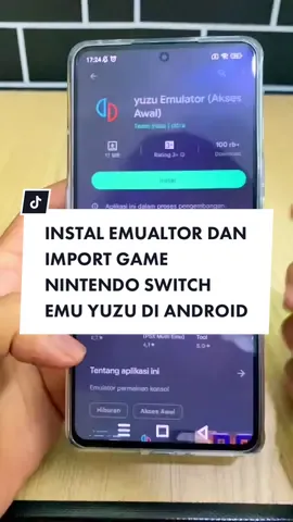 Berikut tutorial instal emulator “Yuzu” di Android dan Cara Import Data Game dengan menggunakan “Flashdisk” yang sudah terisi game. Untuk pembelian Bahan-bahan nya cek keranjang kuning dibawah ya😊😁  . #nintendoswitch #emulatoryuzu #yuzuemulatormobile #gameandroid #gameemulatorandroid #emulatornintendoswitch #zeldanintendoswitchspecialedition #tutorialdikrikingz #dikrikingz #fypgame #x3gamepad #sporagamepc #gamepadx3indonesia  