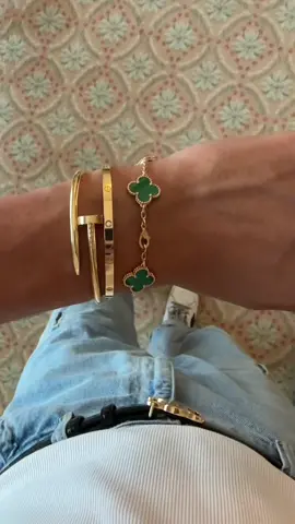 I love my bracelets #fyp #cartier #vancleefarpels 