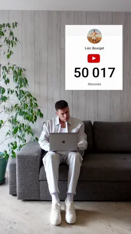 On est 50.000 sur YouTube les amis ! Merci à chacun d’entre vous pour le soutien🙏🏼 #youtube #50k #loicbourget 