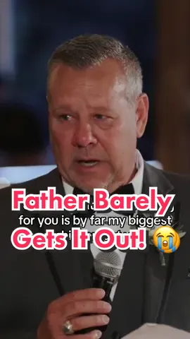 We were rooting for him 😭😭 Write a Flawless Father of the Bride Speech with our Template & Guide! LINK IN BIO 💖 #fatherofthebridespeech video by @yourstorytold #emotionalweddingspeech #weddingspeechinspo #weddingspeeches #daddysgirl #weddingspeechwriting 