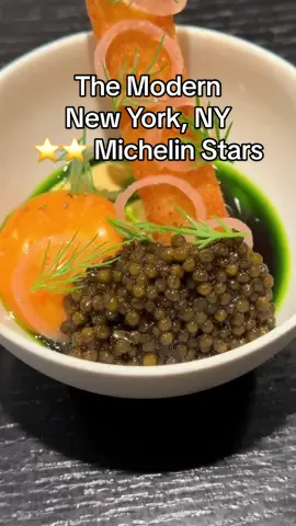 Coolest Fine Dining Meal in New York City - The Modern Kitchen Table #nyc #Foodie #travel #food #cooking #highspeeddining #docueatery #themodern