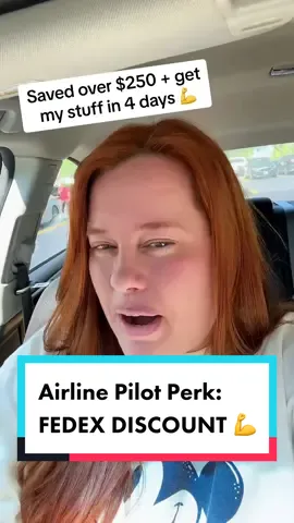 Do I use my 75% off discount at FedEx at least once a month? Don’t judge me 😅 #airlinepilot #pilotlife #movingtodisney 