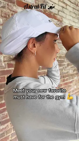 No more sweaty hair in your face or neck this summer!  Our FitCap solves that problem 🫶🏽✨ #SmallBusiness #workoutcap #astralfit 