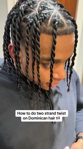 Bow to do two strand twist #twostrandtwist #ropetwist #locs