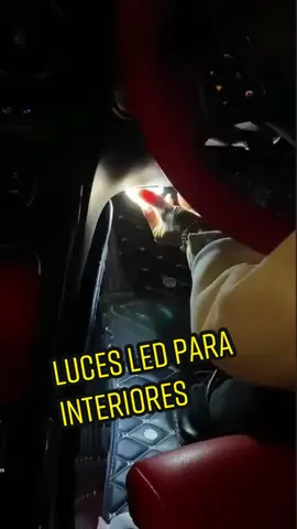 Luces led tactil para interior 👌 #accesorioscars #accesoriosparacoche #tiktokautos #iluminacionled 
