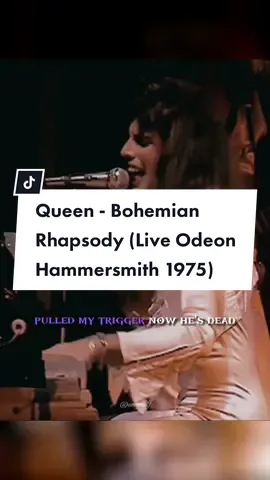 Queen - Bohemian Rhapsody (A Night at The Odeon Hammersmith 1975) Bestest Live Sound System with Lyrics . . #queen #bohemianrhapsody #lyrics #live #music #trending #fyp #emerulf #emrulf #classic #classical #70s #vibe #vibess 