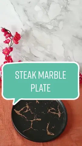 steak marble plate elegan✨ #steakplate #marbleplate #plates #piringcantik #piringestetik #piringpremium #piringhits #piringkeramik #homeliving #eraque 