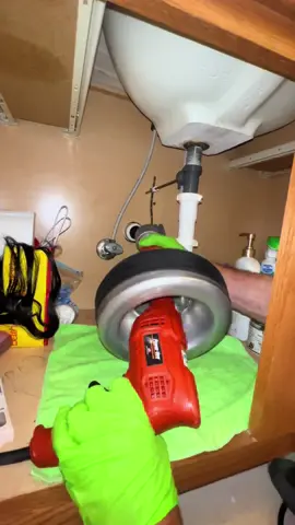 Cleaning out a HAIR CLOG in a bathroom sink drain. #plumbing #plumber #plumbinglife #plumberlife #plumbersoftiktok #bathroom #bathroomcleaning #bathroomsink #sinkdrain #drain #draingang #plumbingrepair #plumbingtok #DIY #fyp #foryou #serviceplumber #theconservativeplumber 
