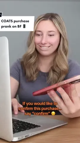 Amazon prank call on boyfriend with Coats!! 🤩 @[coat]s #coats #skintok #coatsTikToktrials #[coat]spartner #newskincarealert #rbm #scrollstop #fyp #couple #chloandmatt #prank 