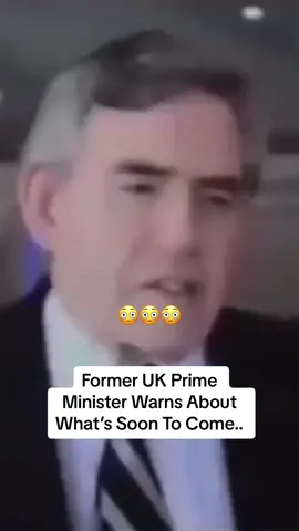 Former UK Prime Minister Warns About What’s Soon To Come.. #ukprimeminister #primeminister #politics #industrialrevolution #health 