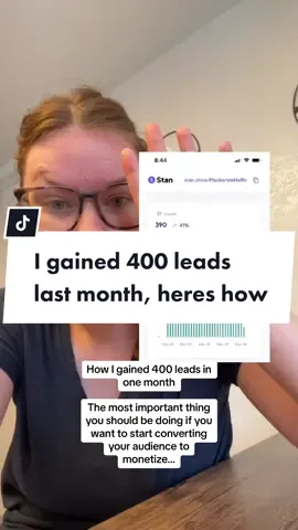 How i gained 400 leads last month without promoting my free guide ❤️ #howtostartanonlinebusinessforbeginners #smallbusinessownerstory #organicmarketingstrategies #startyoursmallbusiness #smallbusinessownertips #growyourbusinessonline #storytellingmarketingtips 