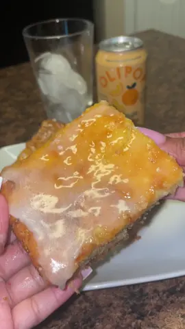 Yall trying this honey bun cake or nah? W/ @OLIPOP #olipoppartner 