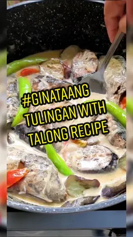Ginataang Tulingan with Talong
