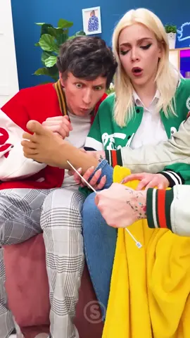 When Will He Notice The Fake Foot #prank