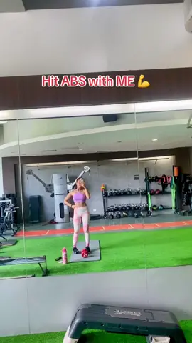 Hit ABS with me mga mahaaal! ❤️‍🔥✨     💪 Fitness First Platinum Alabang 👟 @urbanathletics #AdidasPH    #AbWorkout #FitnessFirstPH #GymTok 