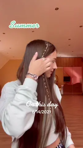 🧡💛#onthisday #summerhairstyle #summerbraid #summerhairwrap 