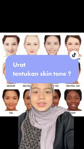 Cuba tengok urat korang sekarang warna apa? #skintone #skintonefinder #caryacosmetics 